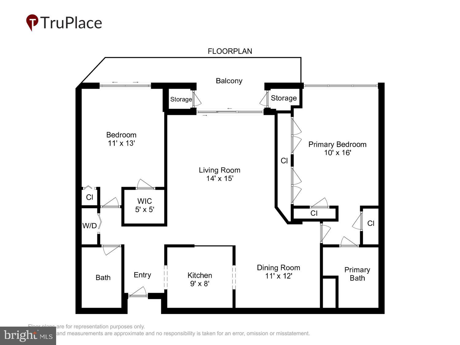 1301 North Courthouse Road, Unit 1612 Arlington, VA 22201 - Photo 52 of 52 Floor Plan of Unit 1612