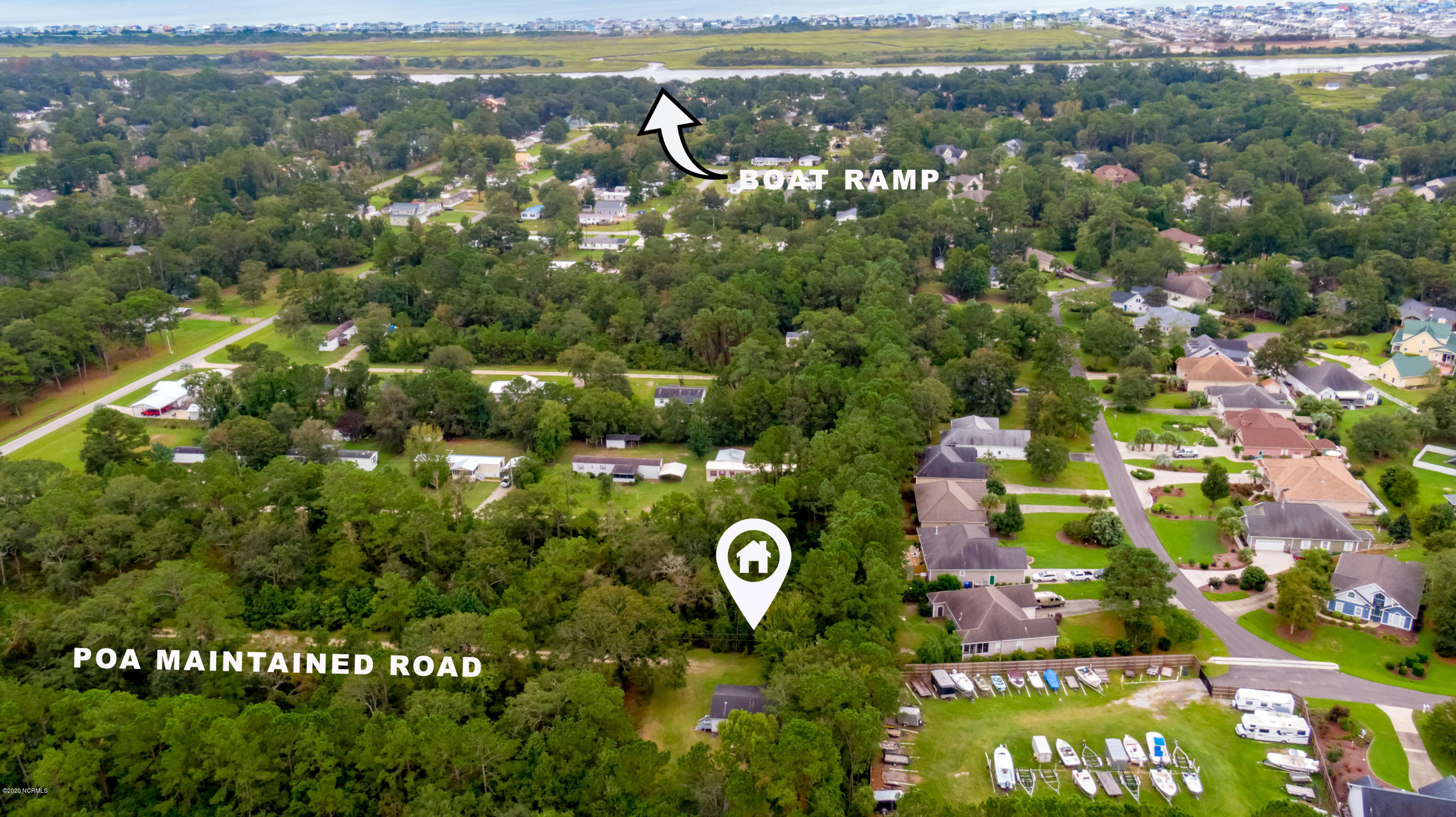 5468 Wren Road Southwest Ocean Isle Beach, NC 28469 - Photo 31 of 31 Drone Photo