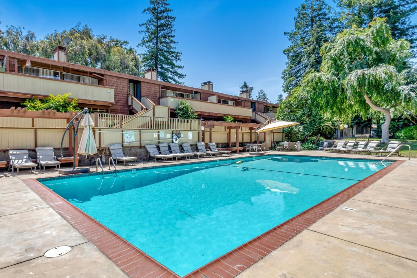 500 West Middlefield Road, Unit 71 Mountain View, CA 94043 - Photo 28 of 42 a view of a swimming pool with a patio