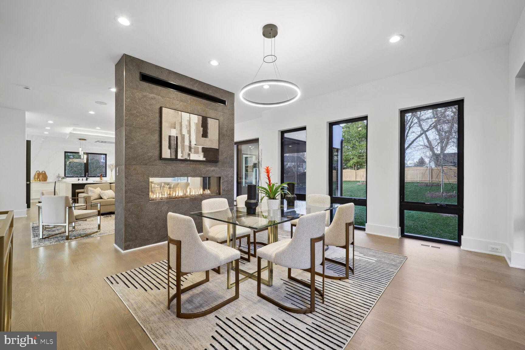 7006 Hector Road McLean, VA 22101 - Photo 12 of 50 Dining room, two sided fireplace