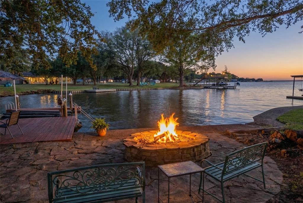121 Xit Ranch Road Trinidad, TX 75163 - Photo 2 of 40 Fire pit overlooking Cedar creek Lake
