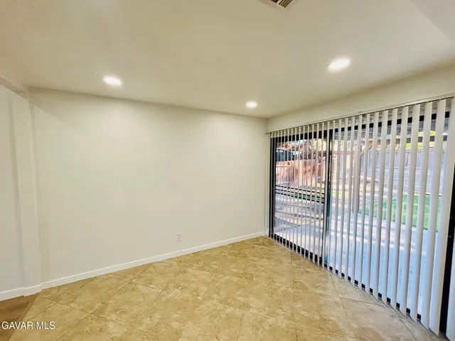 a view of an empty room