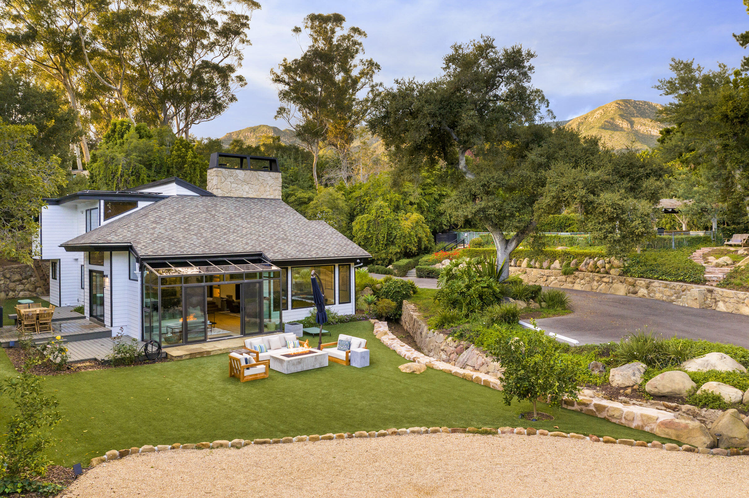 790 Ayala Lane Montecito, CA 93108 - Photo 15 of 24 a front view of a house with garden