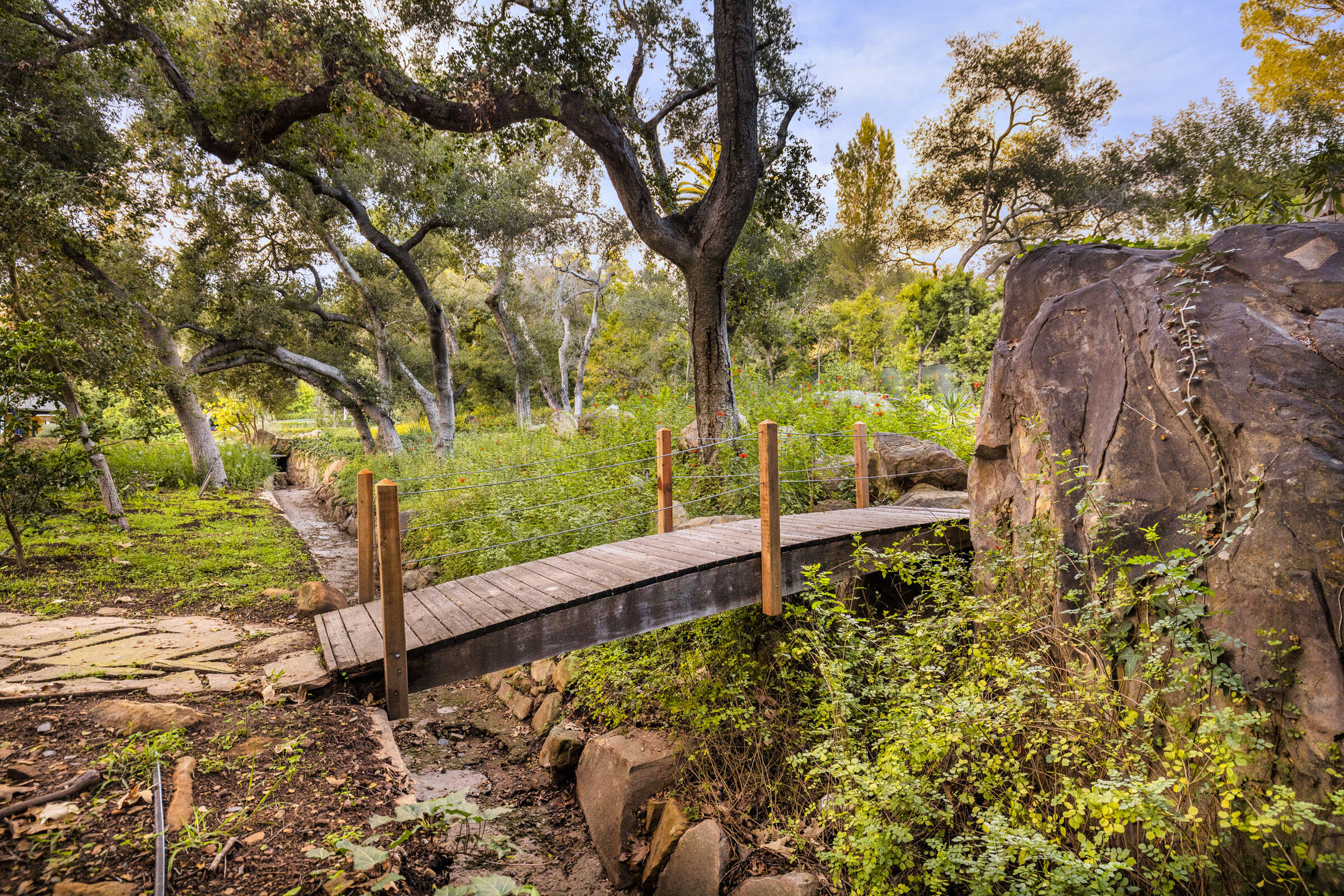 790 Ayala Lane Montecito, CA 93108 - Photo 17 of 24 a view of a yard with wooden fence