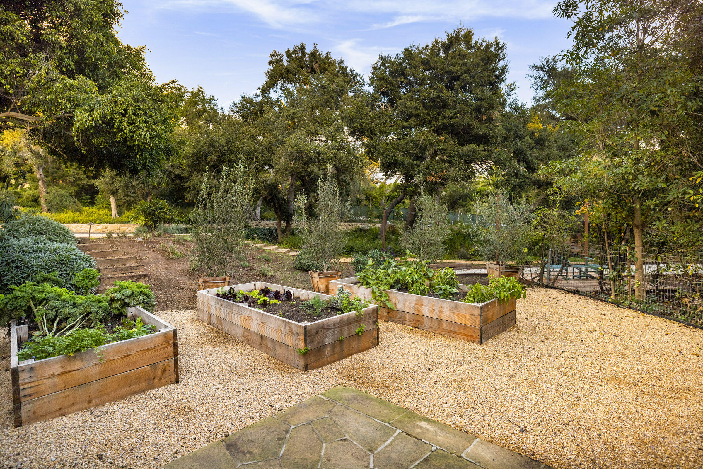 790 Ayala Lane Montecito, CA 93108 - Photo 21 of 24 a white bench sitting in the middle of a yard