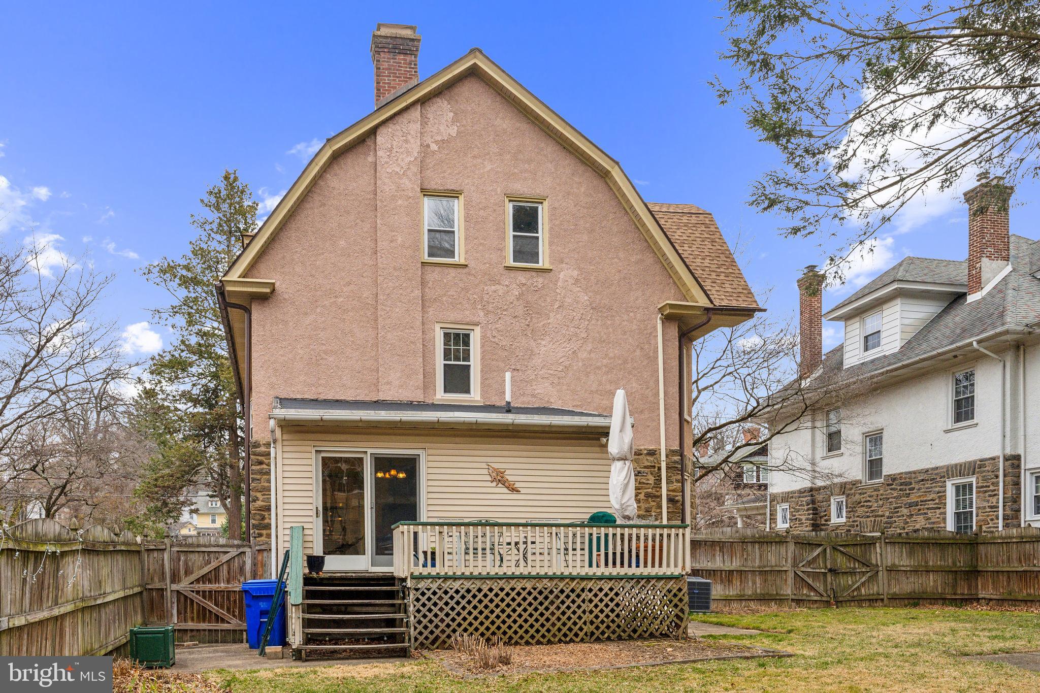 125 Township Line Road Jenkintown, PA 19046 - Photo 34 of 41 a view of a house with wooden fence
