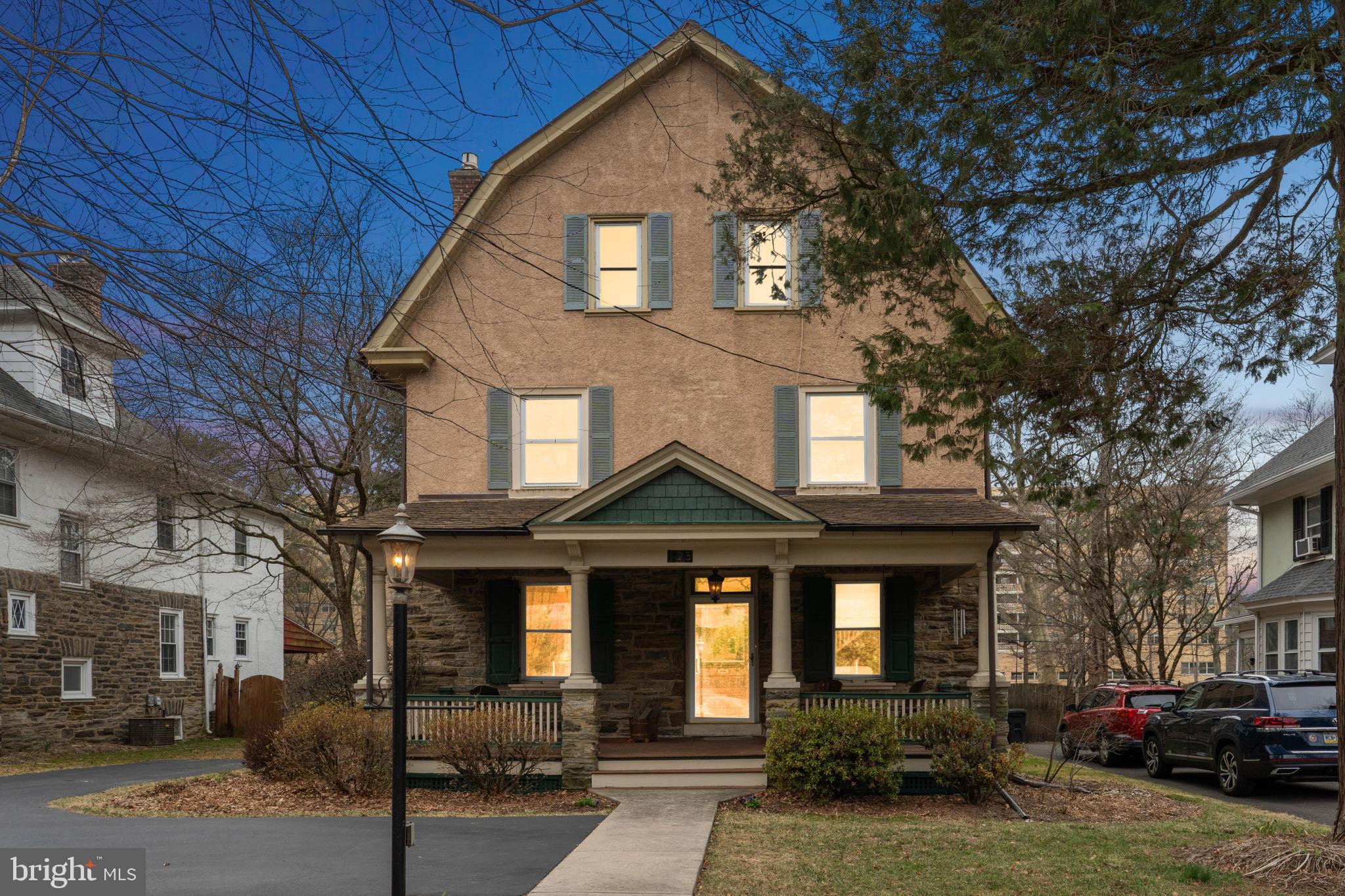 125 Township Line Road Jenkintown, PA 19046 - Photo 41 of 41 a front view of a house with a yard
