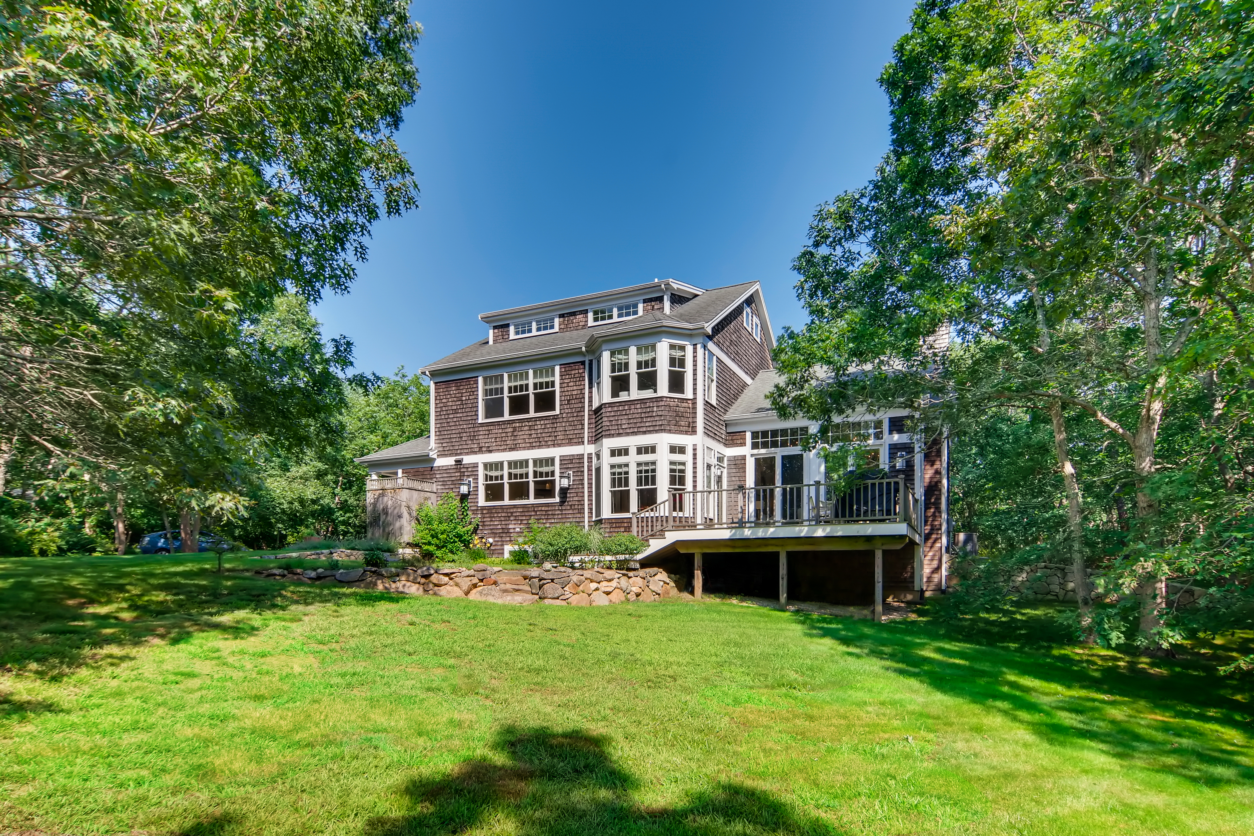 226 Pond Road West Tisbury, MA 02568 - Photo 35 of 42 and enjoy the expansive back yard.