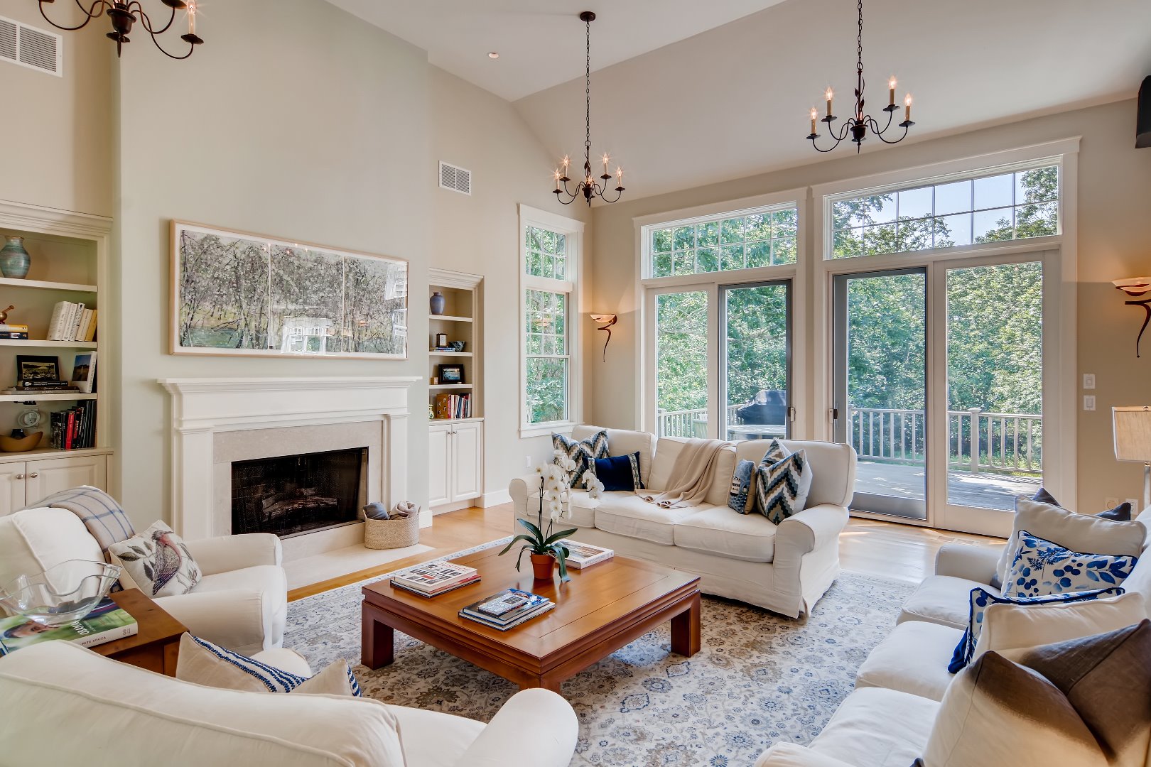 226 Pond Road West Tisbury, MA 02568 - Photo 4 of 42 A gracious living room for gathering