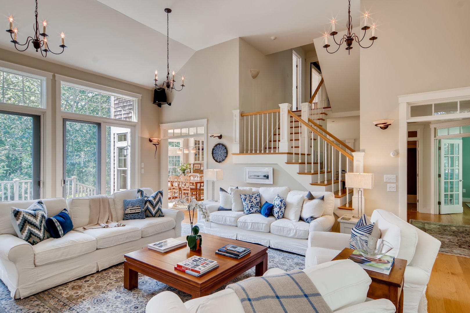 226 Pond Road West Tisbury, MA 02568 - Photo 42 of 42 The open floor plan flows seamlessly