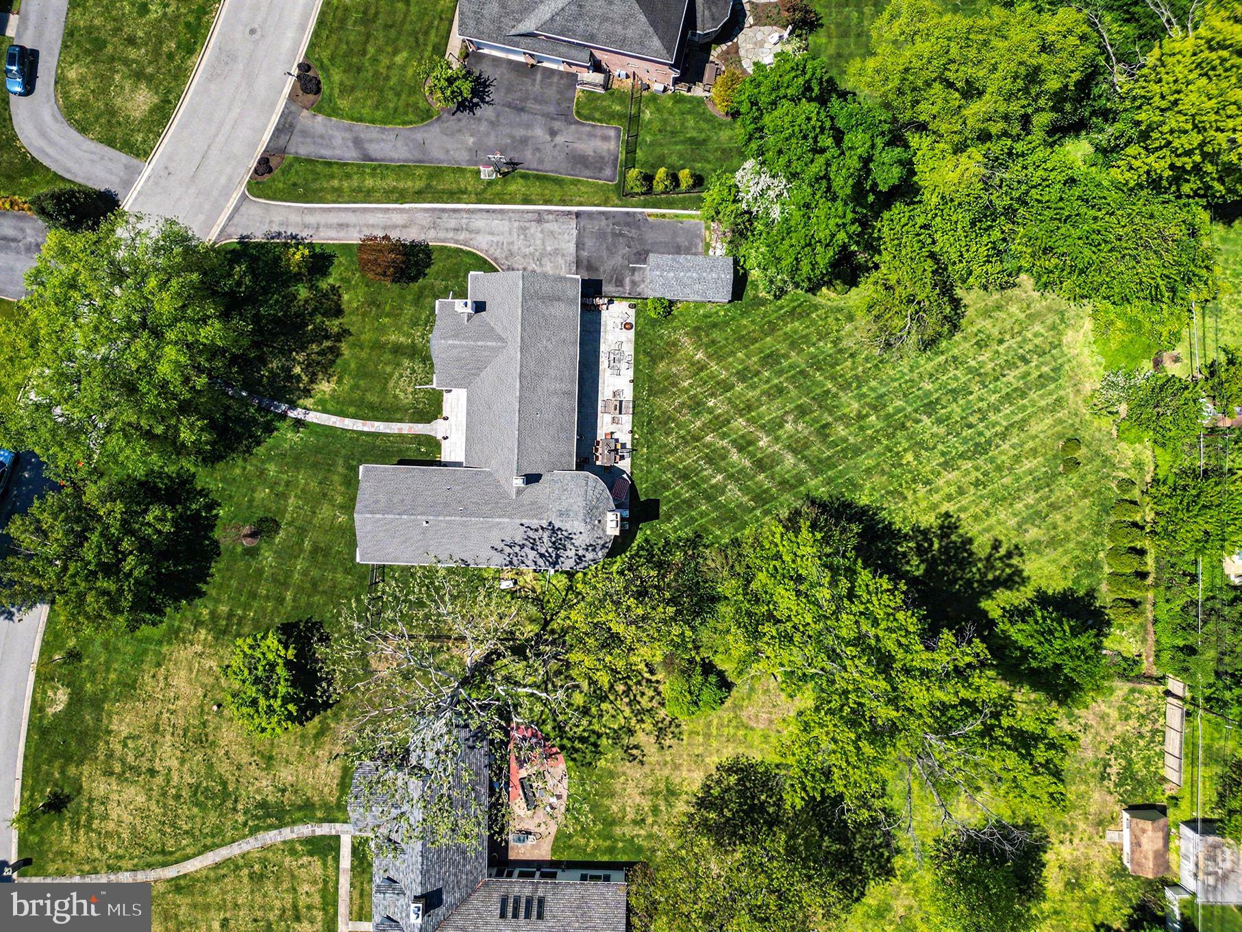 3522 Barton Oaks Road Baltimore, MD 21208 - Photo 3 of 86 an aerial view of a house with a yard