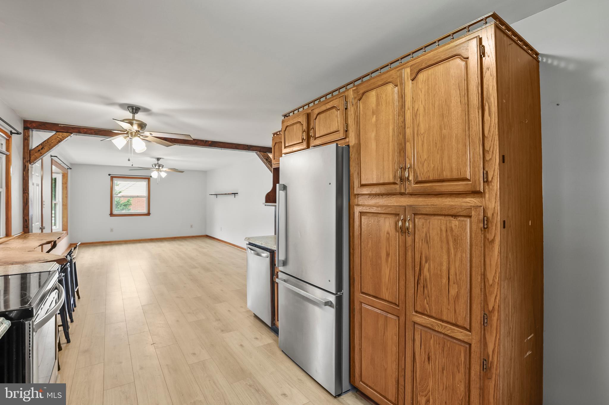 2152 White Hall Road Littlestown, PA 17340 - Photo 9 of 46 a kitchen with stainless steel appliances a refrigerator and cabinets