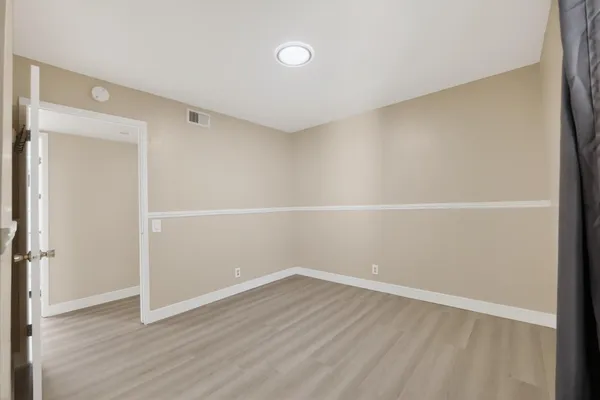 wooden floor in an empty room