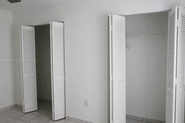 a view of closet area
