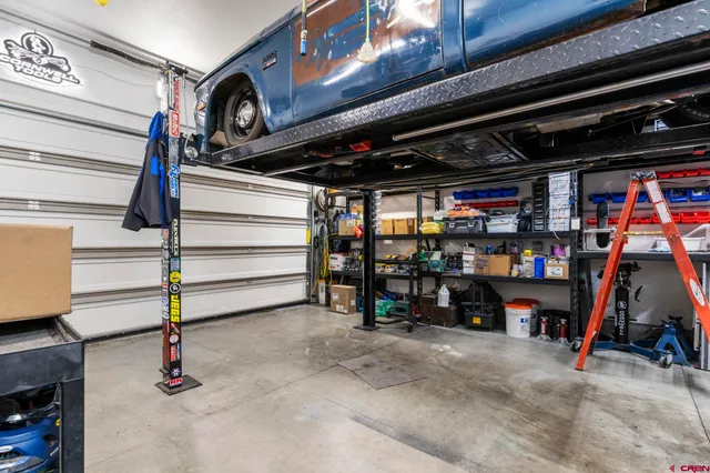 a view of storage and utility room