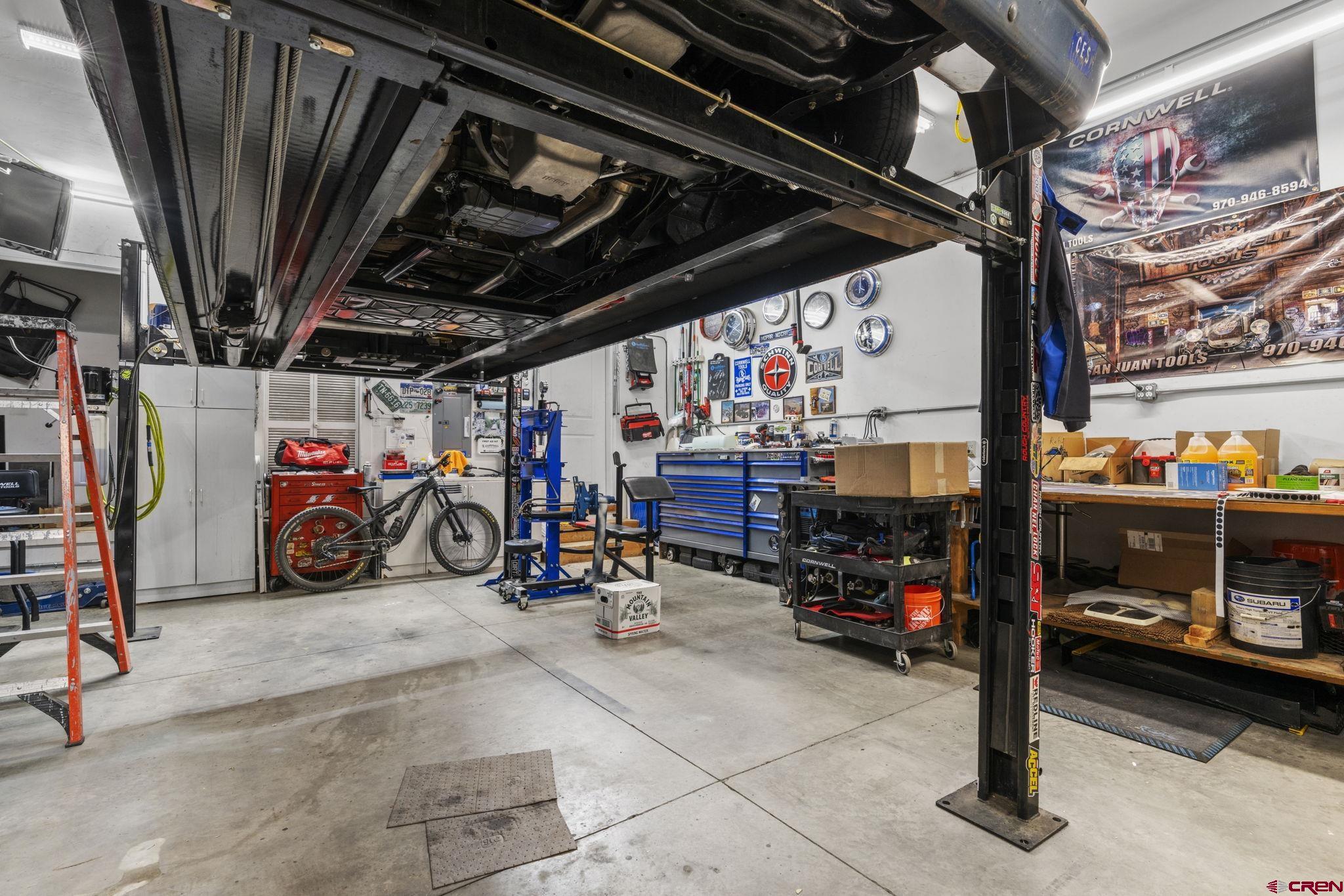 172 Encantado Lane Durango, CO 81303 - Photo 27 of 38 a view of parking garage with cars