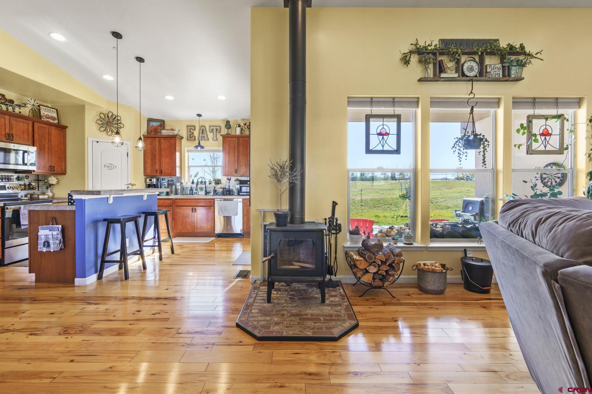 172 Encantado Lane Durango, CO 81303 - Photo 8 of 38 a living room with furniture and wooden floor