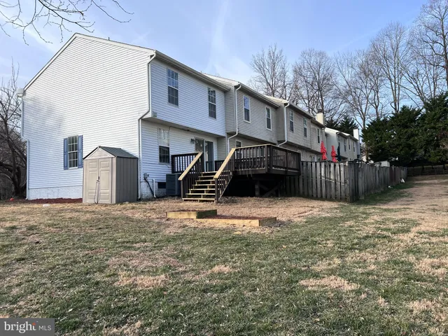 a backyard of a house