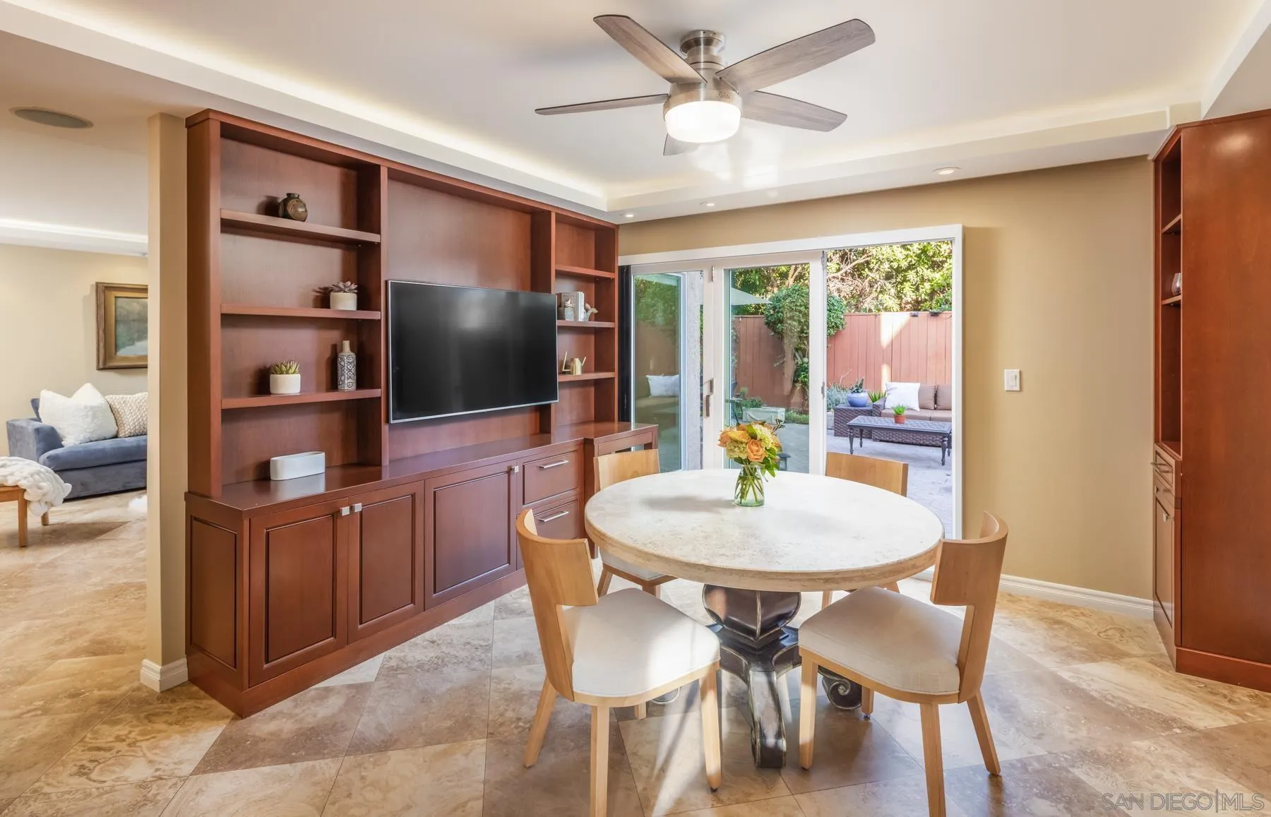 89 Trinidad Bend Coronado, CA 92118 - Photo 14 of 40 a view of a dining room with furniture window and wooden floor