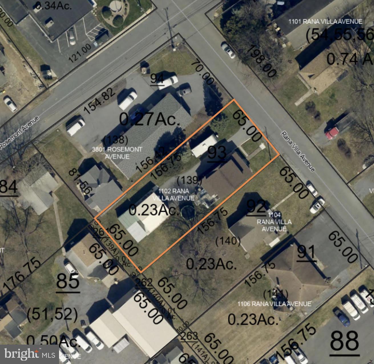 1102 Rana Villa Avenue Camp Hill, PA 17011 - Photo 39 of 40 Plot Plan