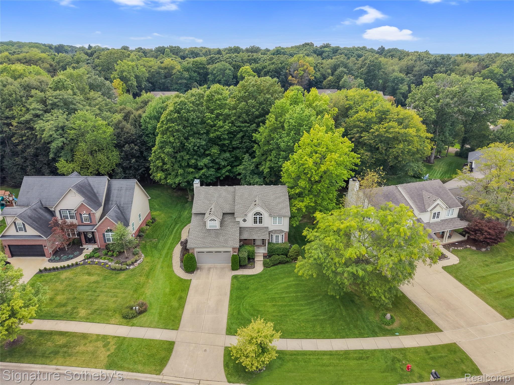 170 Fairhill Way Howell, MI 48843 - Photo 50 of 60 Aerial view of home featuring community sidewalks