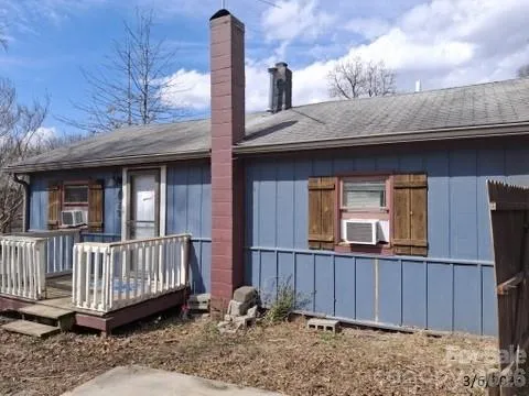 a view of a house with a porch