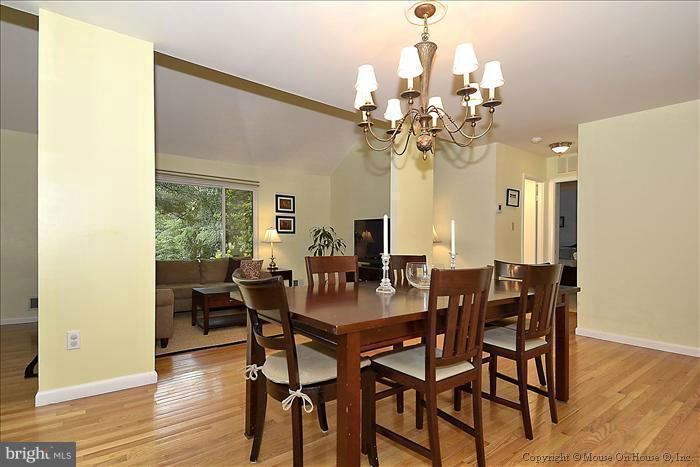 10911 Knights Bridge Court Reston, VA 20190 - Photo 21 of 30 a view of a dining room with furniture and wooden floor