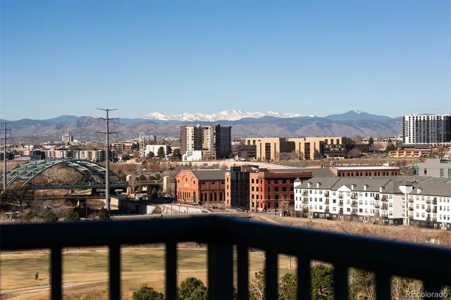 a view of a city with tall buildings