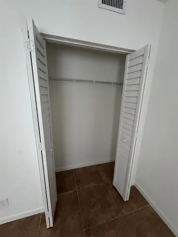 a view of a room with rack