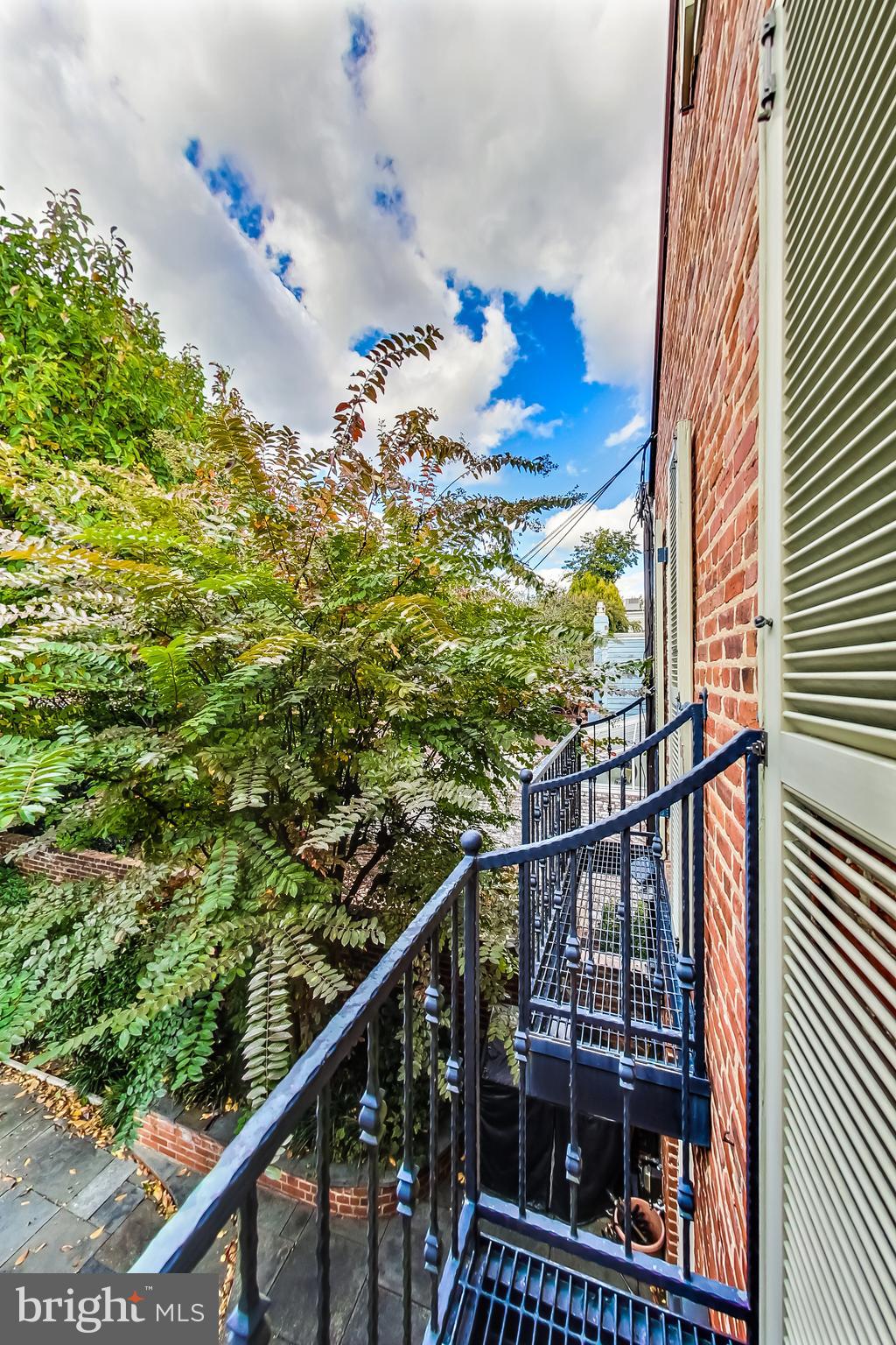 1410 34th Street Northwest Washington, DC 20007 - Photo 14 of 27 Balcony off of Primary Suite