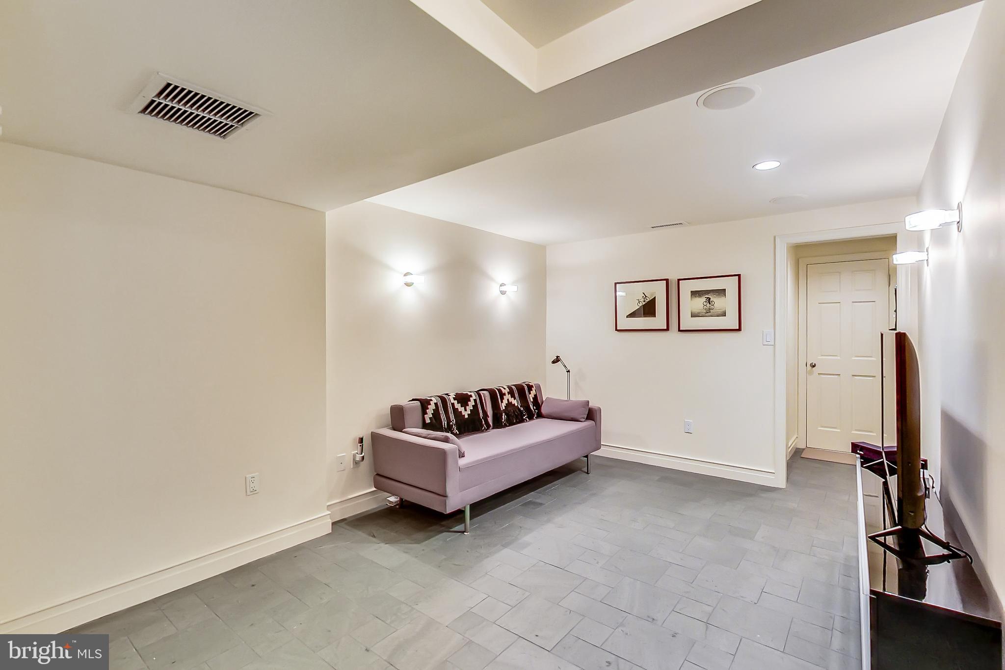 1410 34th Street Northwest Washington, DC 20007 - Photo 22 of 27 Lower Level Rec Room