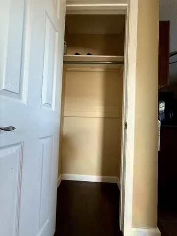 a view of empty room