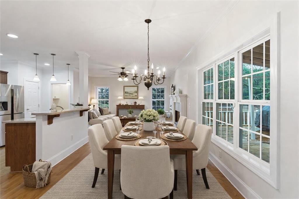 16 Quarter Horse Drive Northwest Rome, GA 30165 - Photo 47 of 51 a view of a dining room with furniture window and outside view