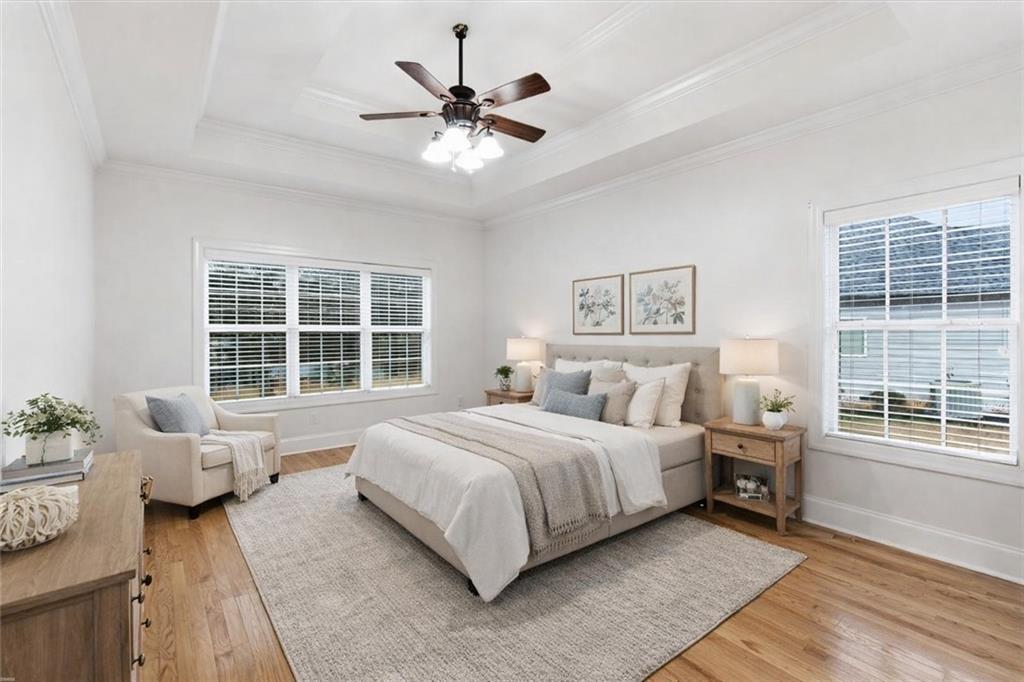 16 Quarter Horse Drive Northwest Rome, GA 30165 - Photo 50 of 51 a bedroom with a large bed and a window