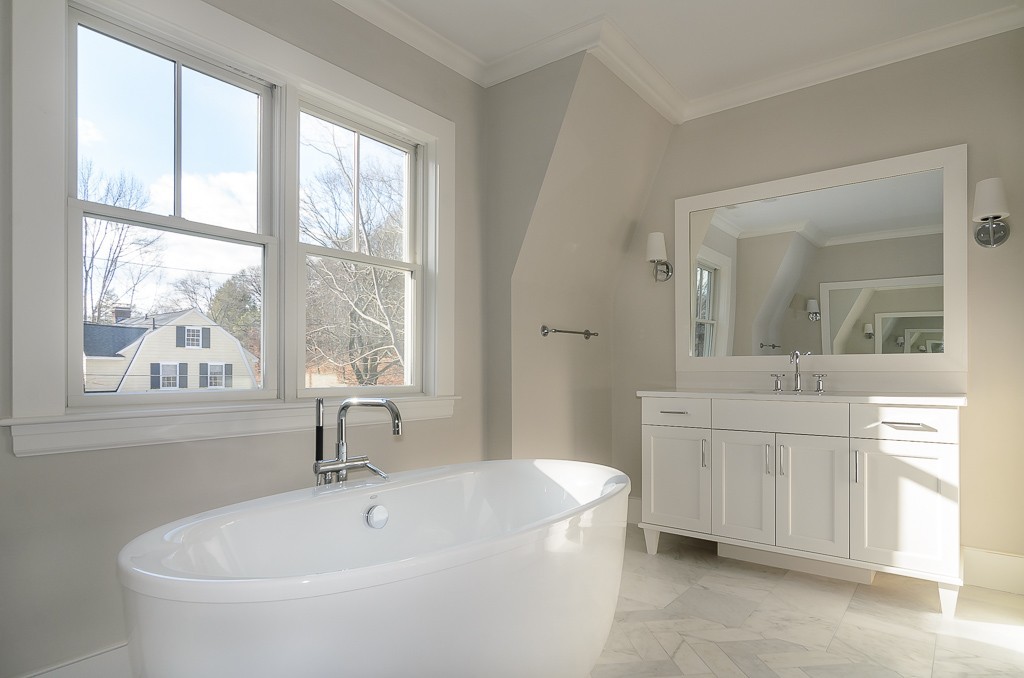 2 Leighton Road Wellesley, MA 02482 - Photo 13 of 16 a spacious bathroom with sink shower and bathtub