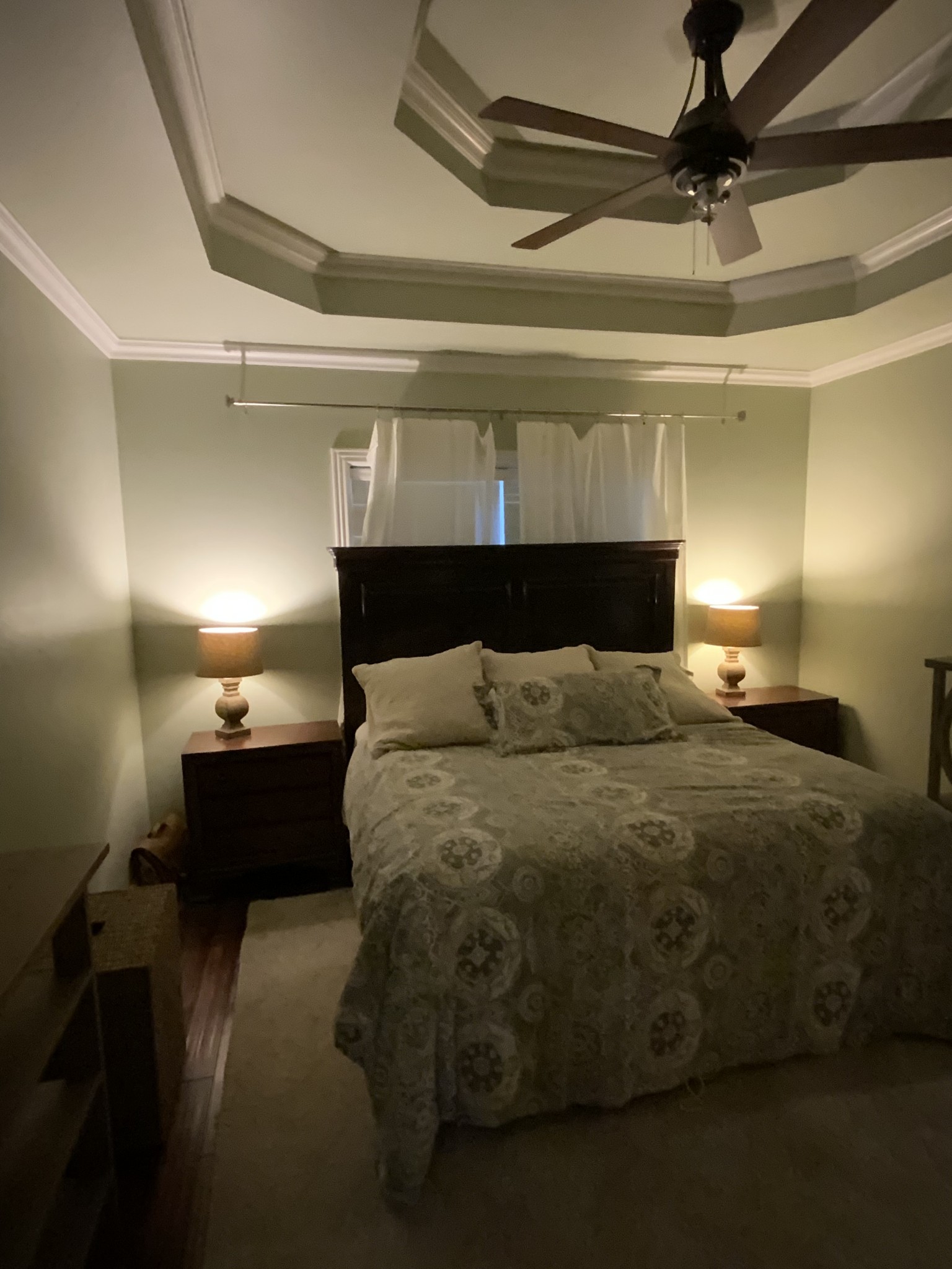 1914 Victorian Road Columbia, TN 38401 - Photo 9 of 18 a bed sitting in a room next to a lamp