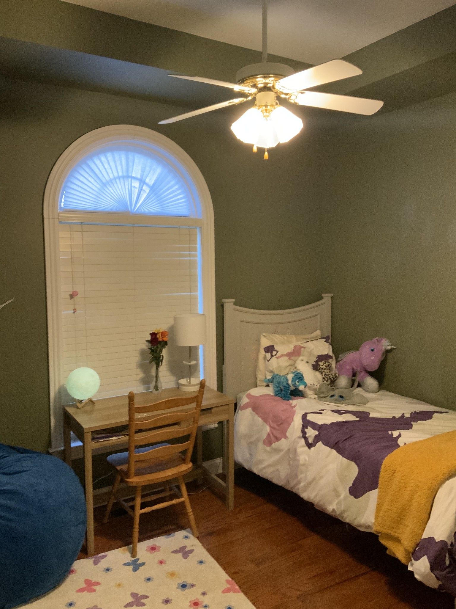 1914 Victorian Road Columbia, TN 38401 - Photo 10 of 18 a bedroom with a bed and a chandelier