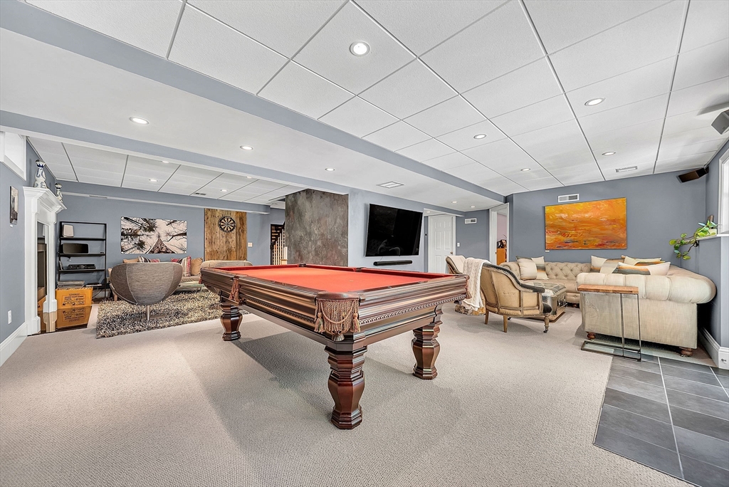 24 Summit Road Wellesley, MA 02482 - Photo 21 of 27 a living room with furniture and a flat screen tv