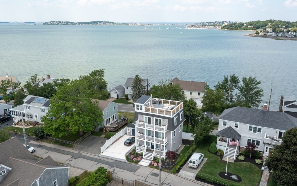 18 Clifton Avenue Hull, MA 02045 - Photo 35 of 39 an aerial view of a house with lake view