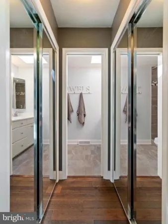 a view of a glass door door with glass door and glass door