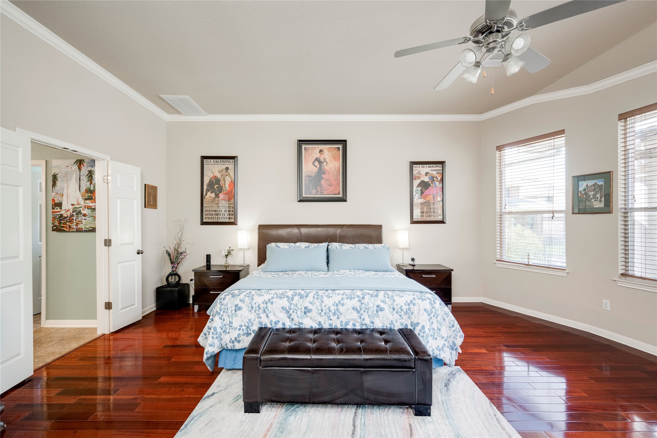 11332 Terrace Meadow Way Manor, TX 78653 - Photo 13 of 37 a bed sitting in a bedroom next to a window