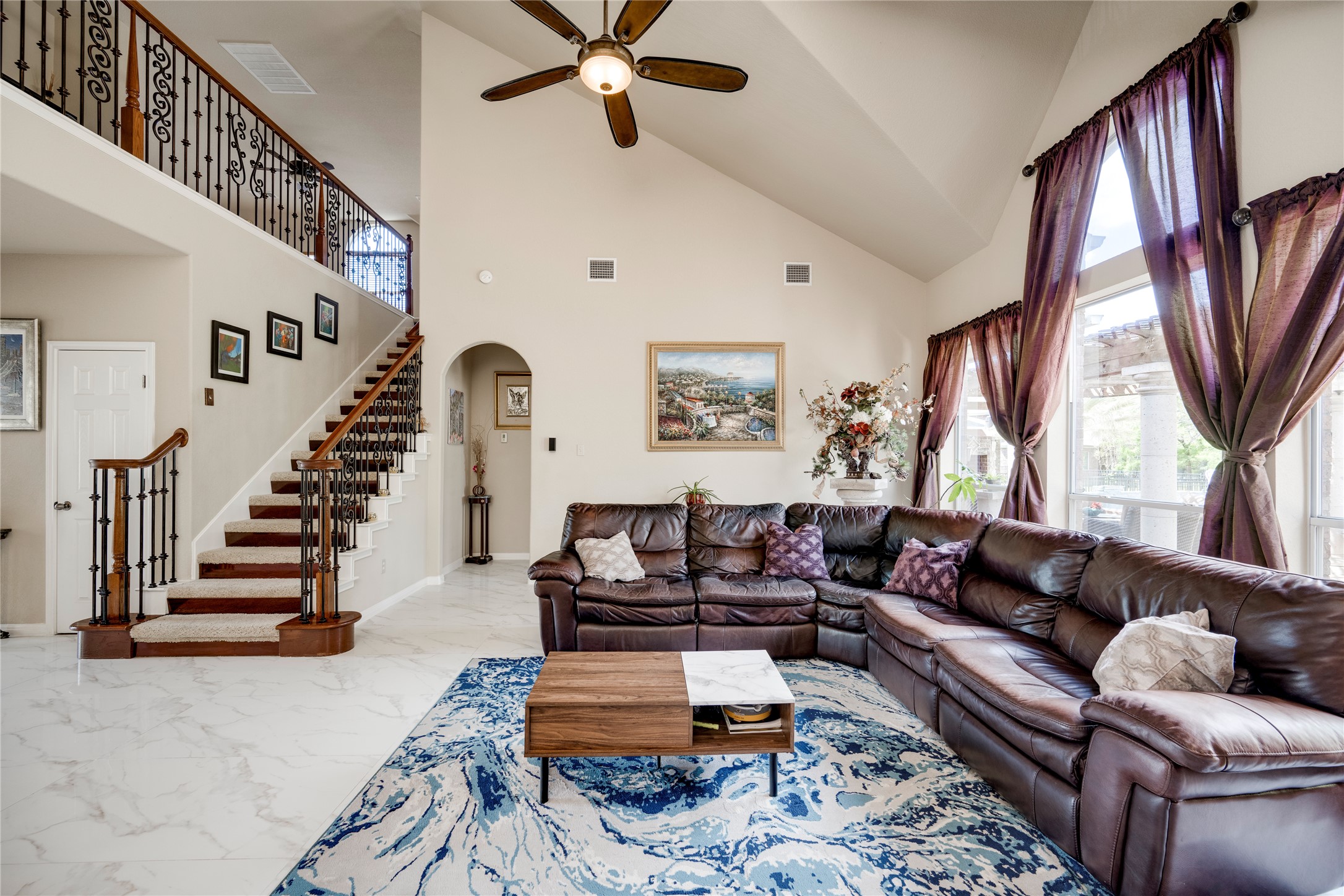 11332 Terrace Meadow Way Manor, TX 78653 - Photo 4 of 37 a living room with furniture or stairs and a rug