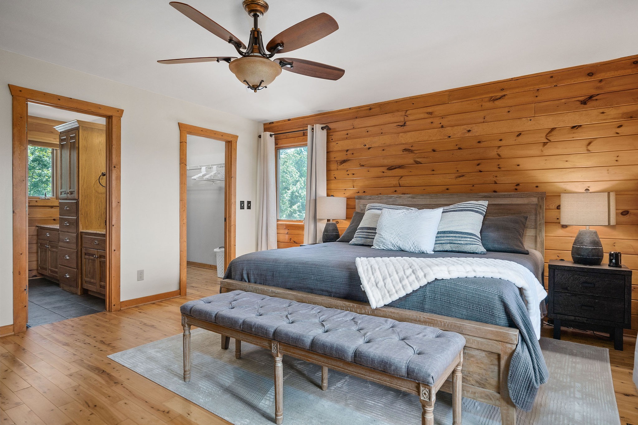 4415 Coconut Ridge Road Smithville, TN 37166 - Photo 24 of 52 a bedroom with furniture and wooden floor