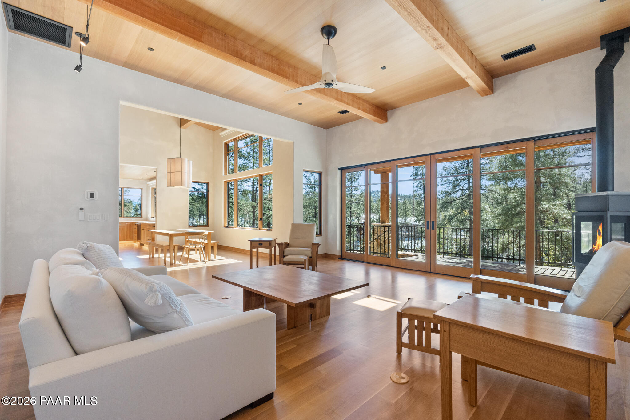 1090 High Valley Ranch Road Prescott, AZ 86303 - Photo 18 of 65 a living room with furniture and a large window