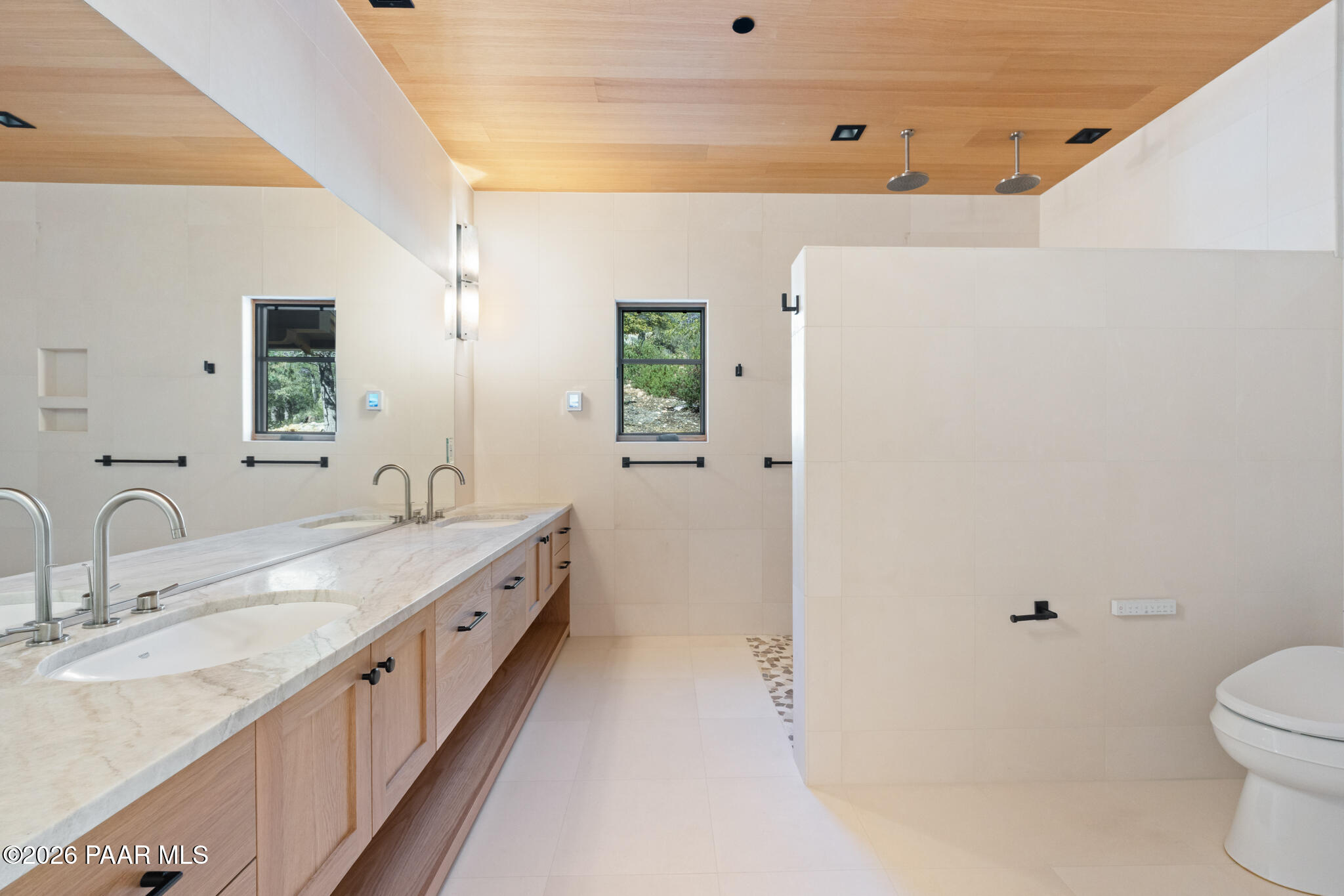 1090 High Valley Ranch Road Prescott, AZ 86303 - Photo 32 of 65 a bathroom with a granite countertop sink mirror vanity and toilet