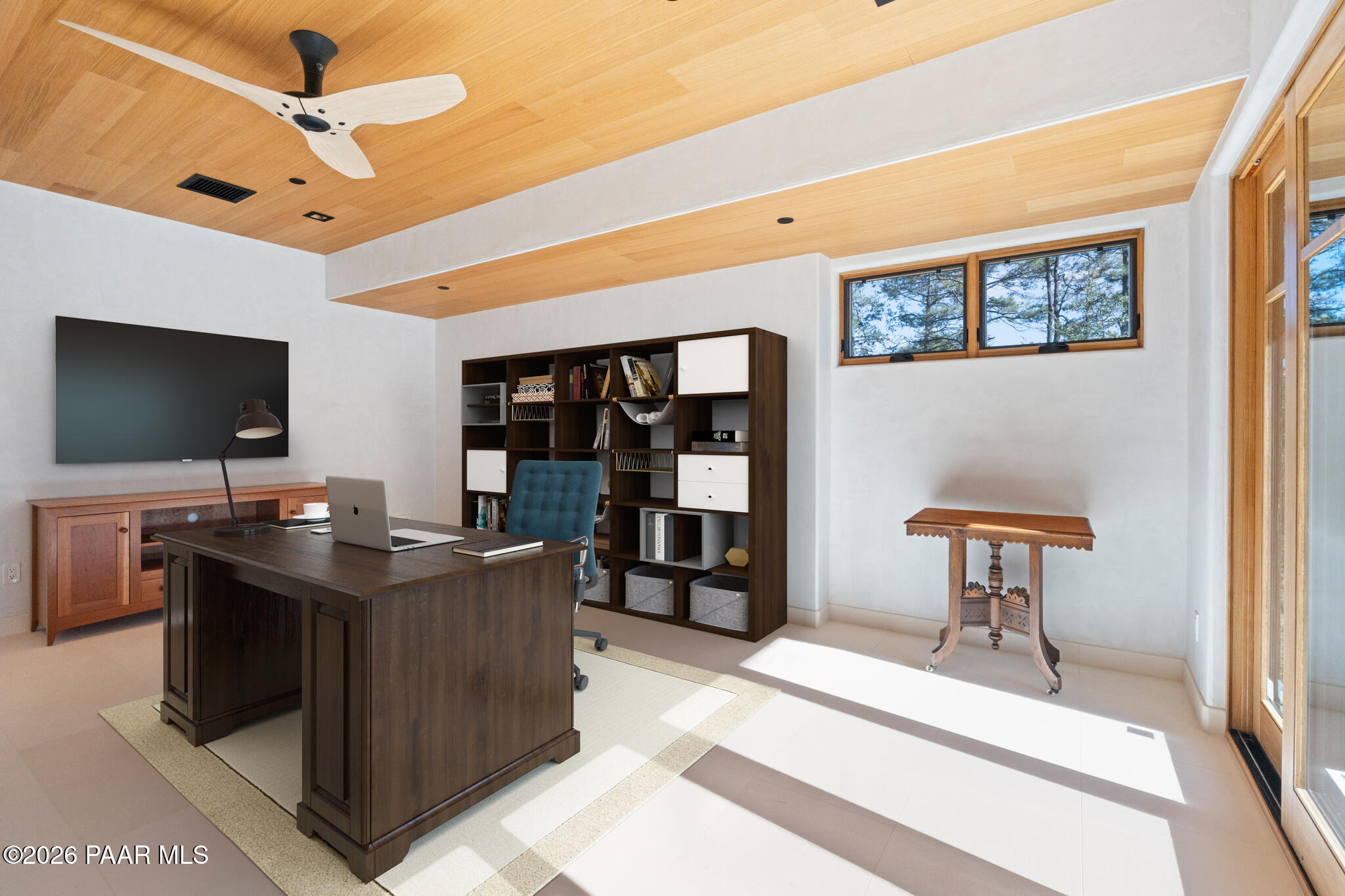 1090 High Valley Ranch Road Prescott, AZ 86303 - Photo 46 of 65 a view of a workspace with furniture