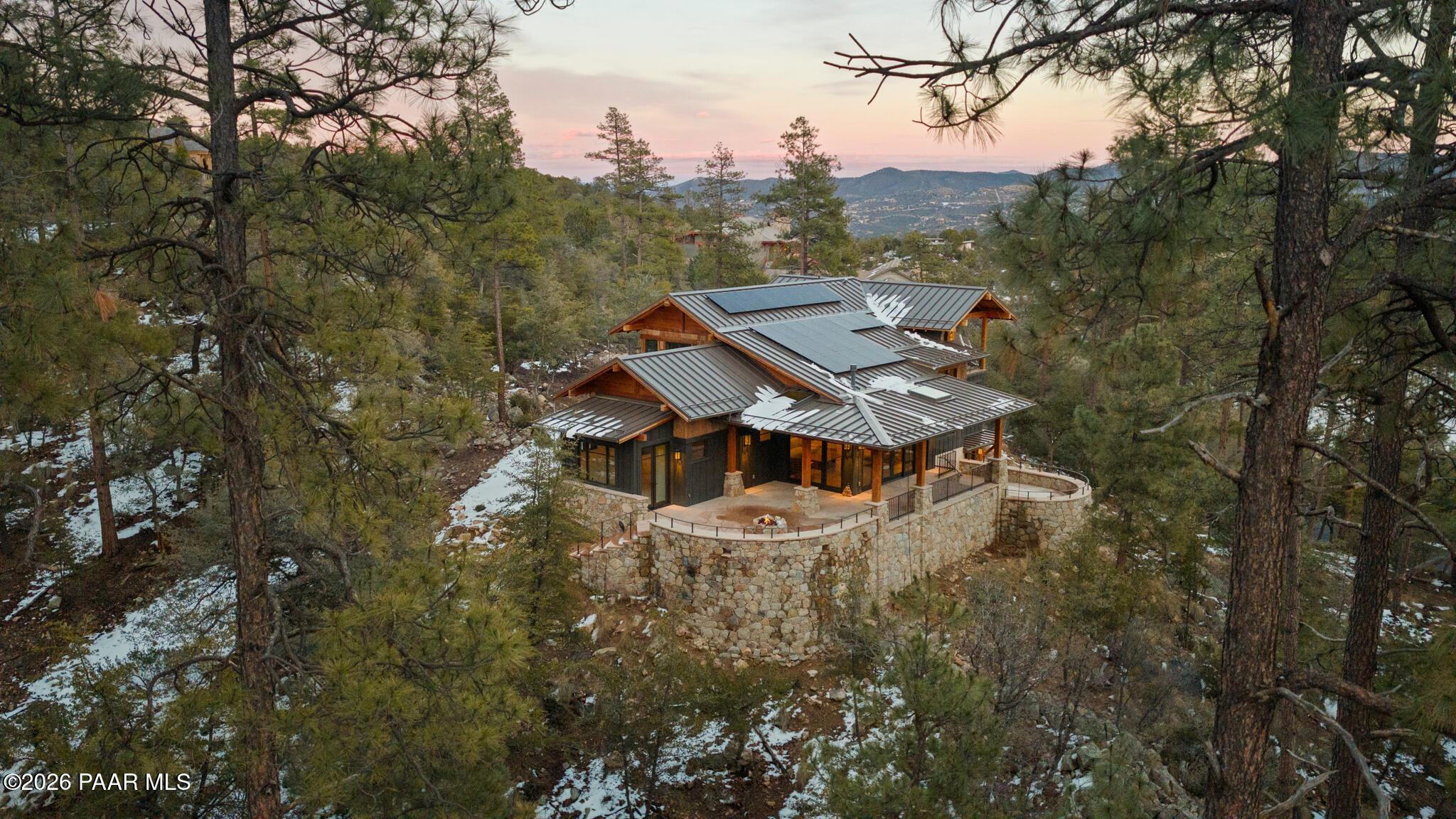 1090 High Valley Ranch Road Prescott, AZ 86303 - Photo 5 of 65 a view of a house with a mountain