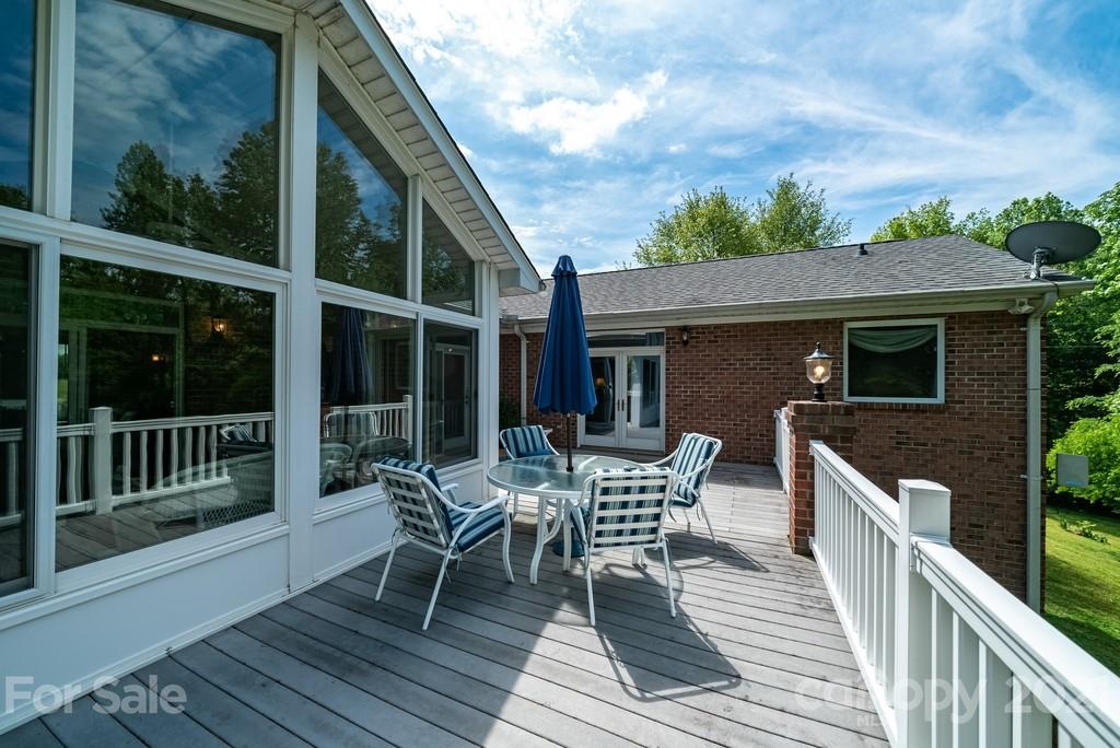 310 Bridle Path Farm Road Cleveland, NC 27013 - Photo 28 of 48 a view of a house with a deck