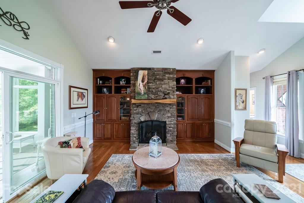 310 Bridle Path Farm Road Cleveland, NC 27013 - Photo 6 of 48 a living room with furniture and a fireplace