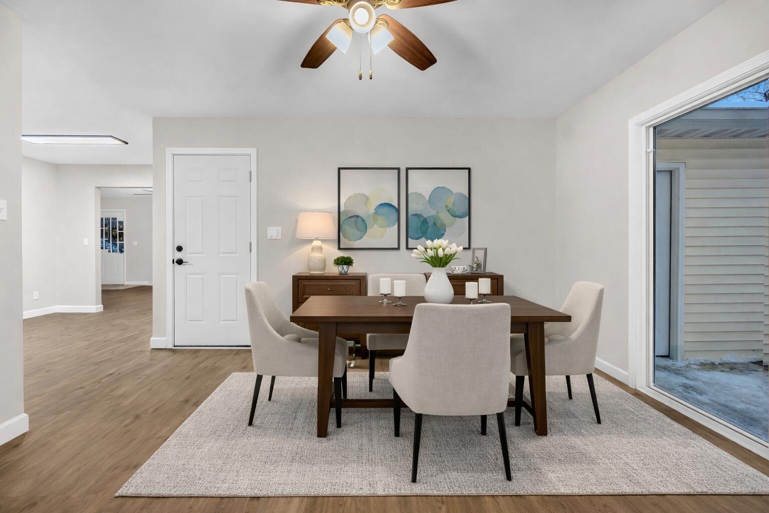 3902 North Explorer Lane Wheatfield, IN 46392 - Photo 12 of 34 a view of a dining room with furniture